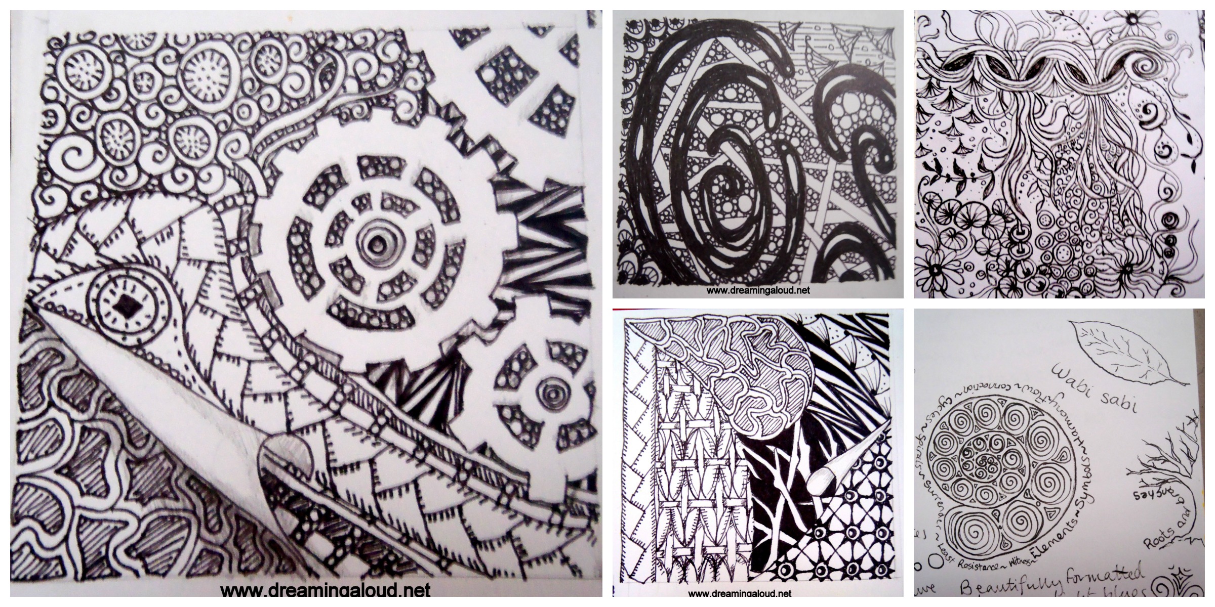 zentangle Collage